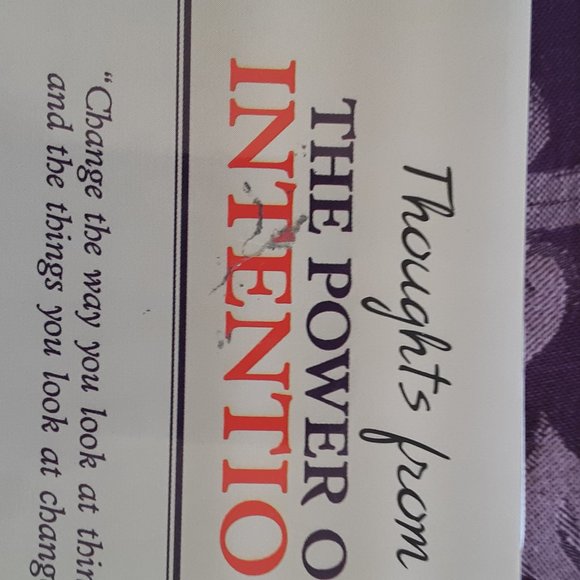 Dr. Wayne W. Dyer The Power Of Intention HB Book With Dust Cover Very Good - Picture 6 of 11